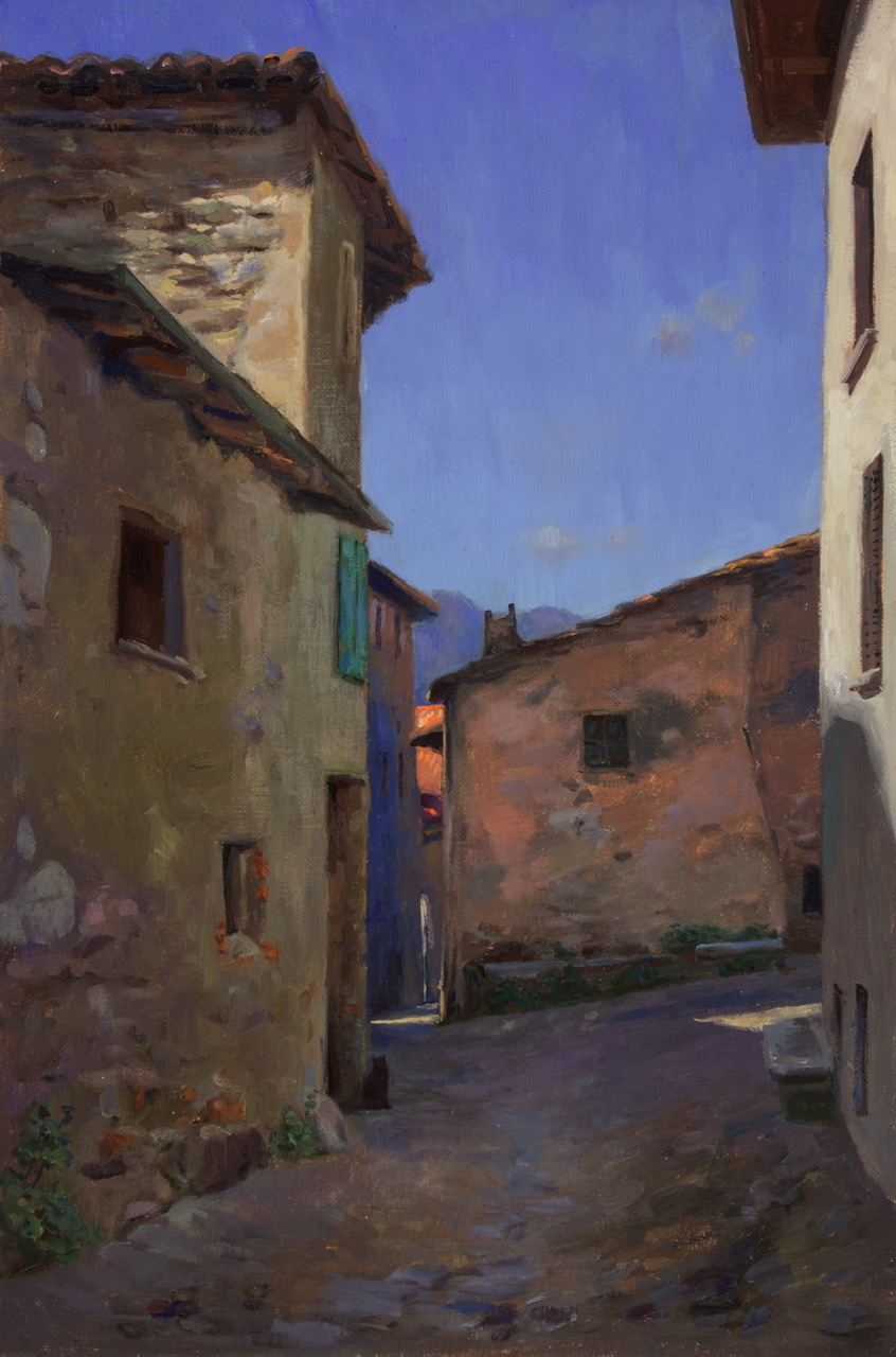 A. Kateryniuk - Old street in Linzanico